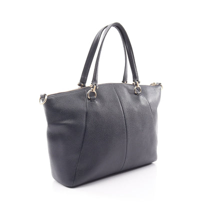 マディソン プレーリー サッチェル 2WAY ハンドバッグ レザー ネイビー コーチ バッグ COACH