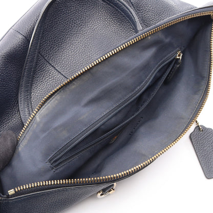 マディソン プレーリー サッチェル 2WAY ハンドバッグ レザー ネイビー コーチ バッグ COACH