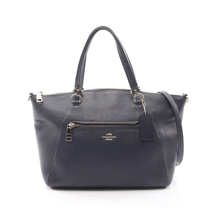 マディソン プレーリー サッチェル 2WAY ハンドバッグ レザー ネイビー コーチ バッグ COACH