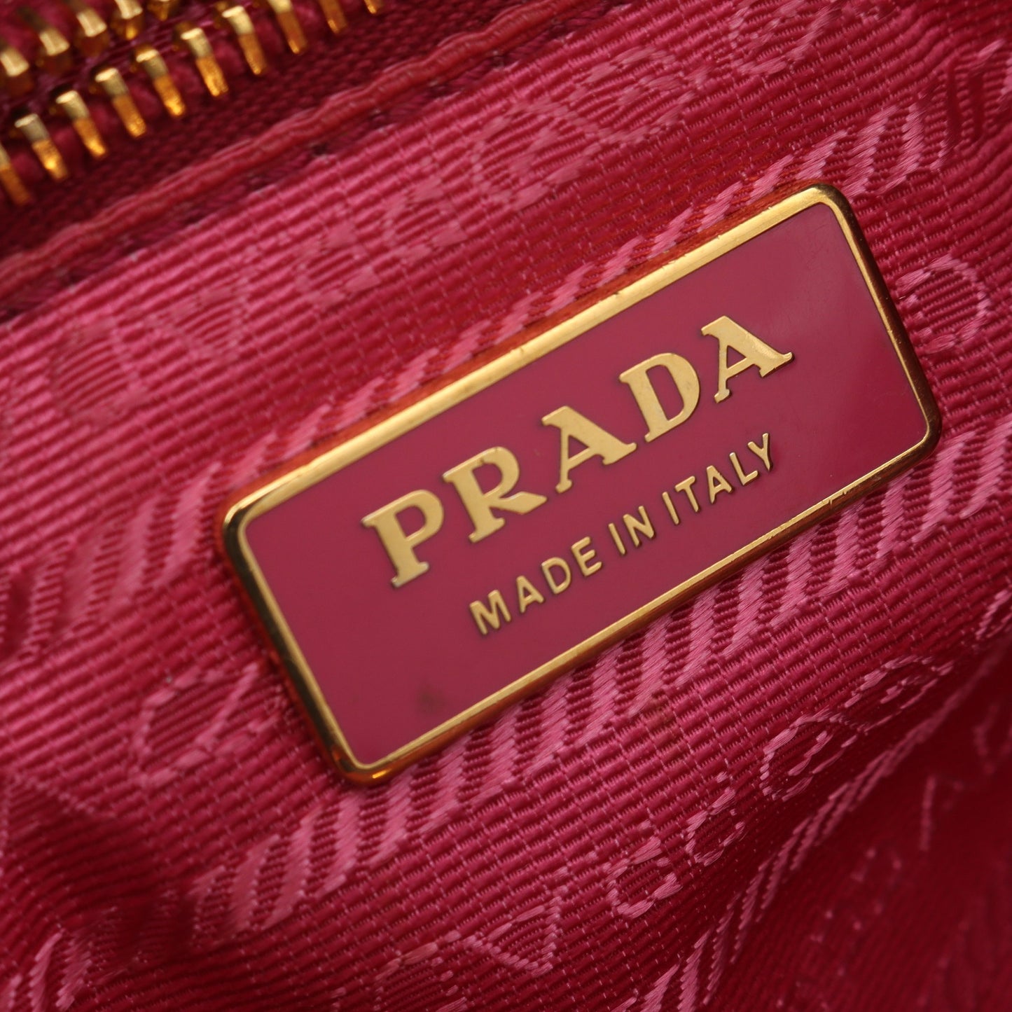 NAPPA FIOCCO 2WAY ハンドバッグ レザー ピンクレッド プラダ バッグ PRADA
