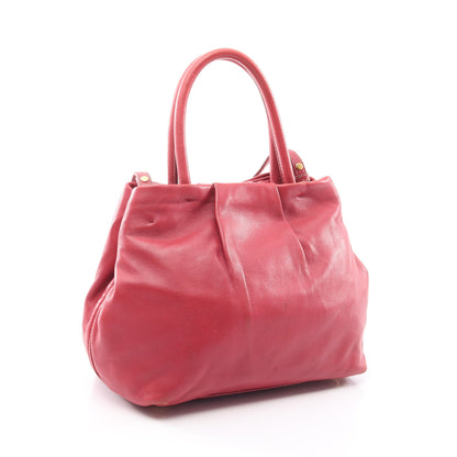 NAPPA FIOCCO 2WAY ハンドバッグ レザー ピンクレッド プラダ バッグ PRADA