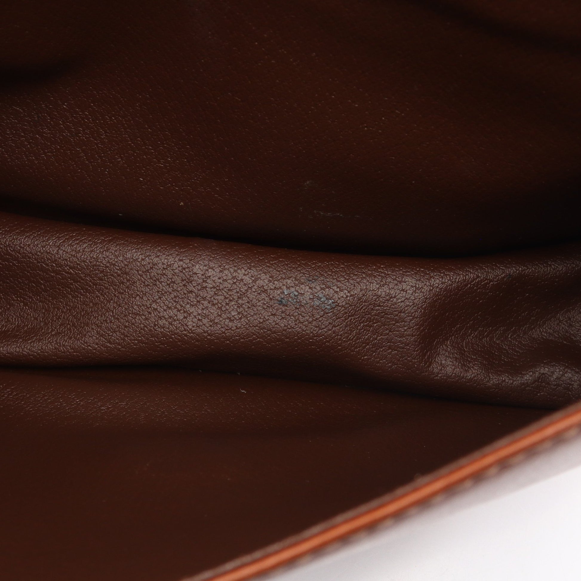 フラップ ショルダーバッグ レザー ブラウン セリーヌ バッグ CELINE