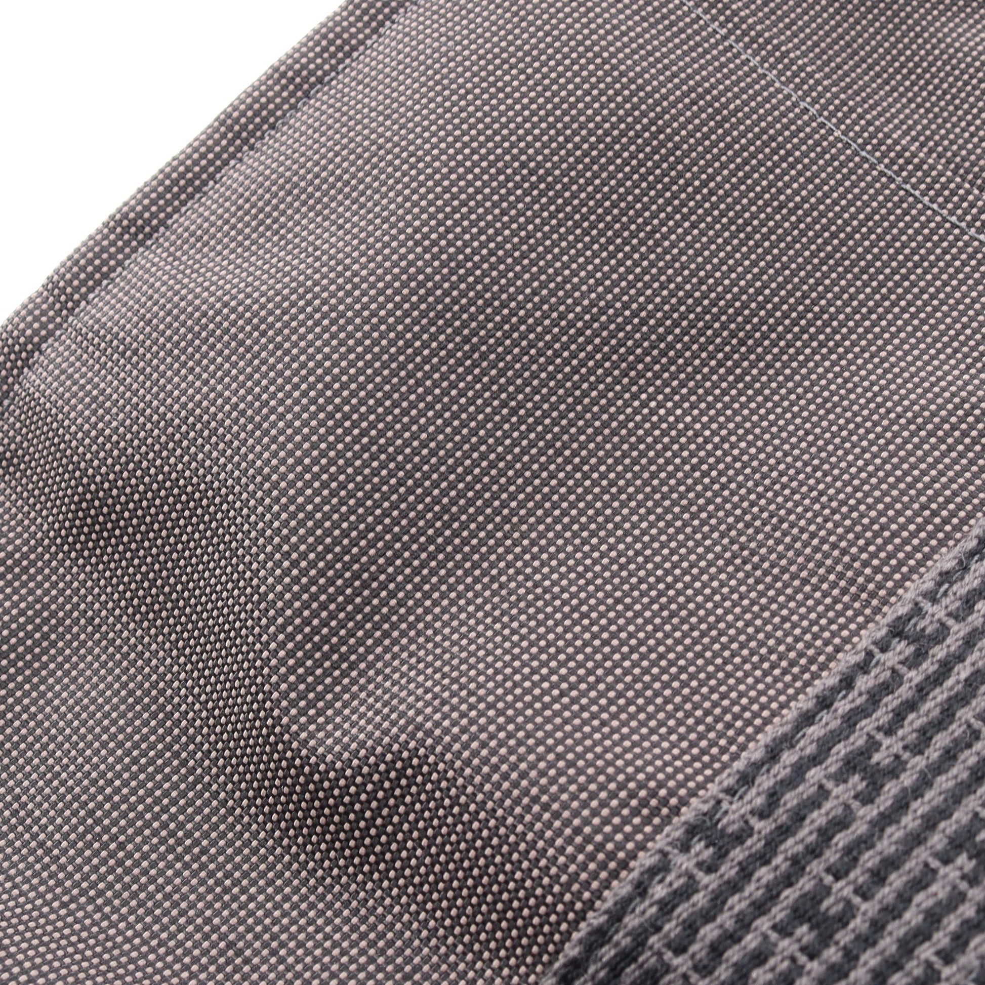 エールラインGM ハンドバッグ トートバッグ キャンバス グレー シルバー金具 エルメス バッグ HERMES