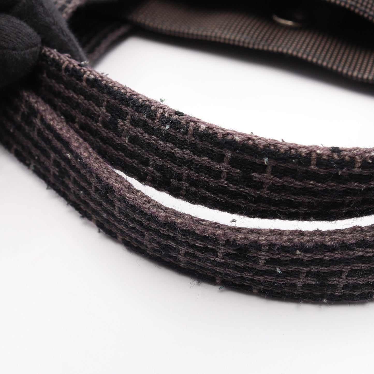 エールラインMM ハンドバッグ トートバッグ キャンバス グレー シルバー金具 エルメス バッグ HERMES