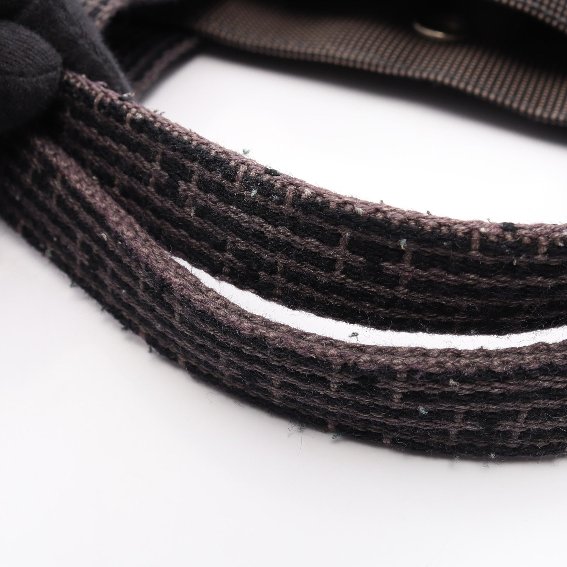 エールラインMM ハンドバッグ トートバッグ キャンバス グレー シルバー金具 エルメス バッグ HERMES
