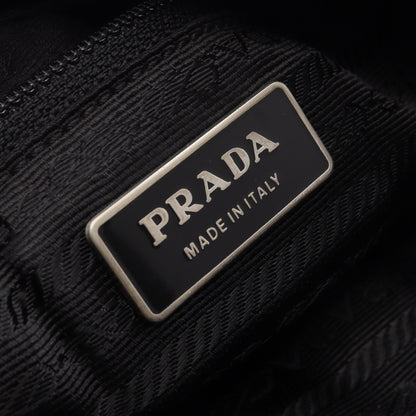 トライアングルロゴ ショルダーバッグ ナイロン レザー ブラック プラダ バッグ PRADA