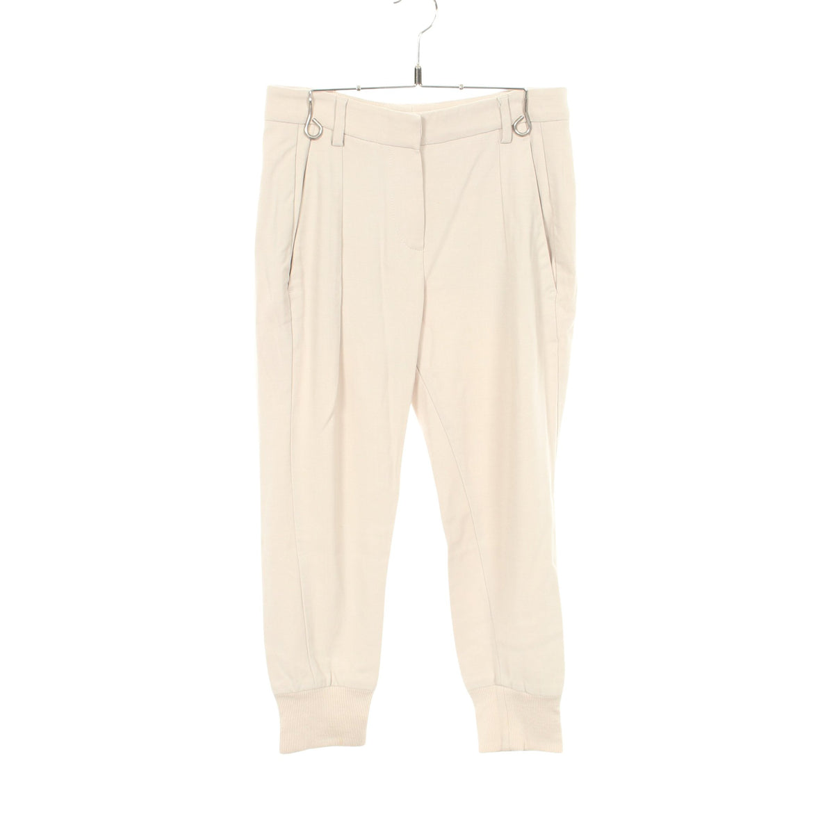 パンツ ウール ビスコース アイボリー ブルネロクチネリ ボトムス BRUNELLO CUCINELLI