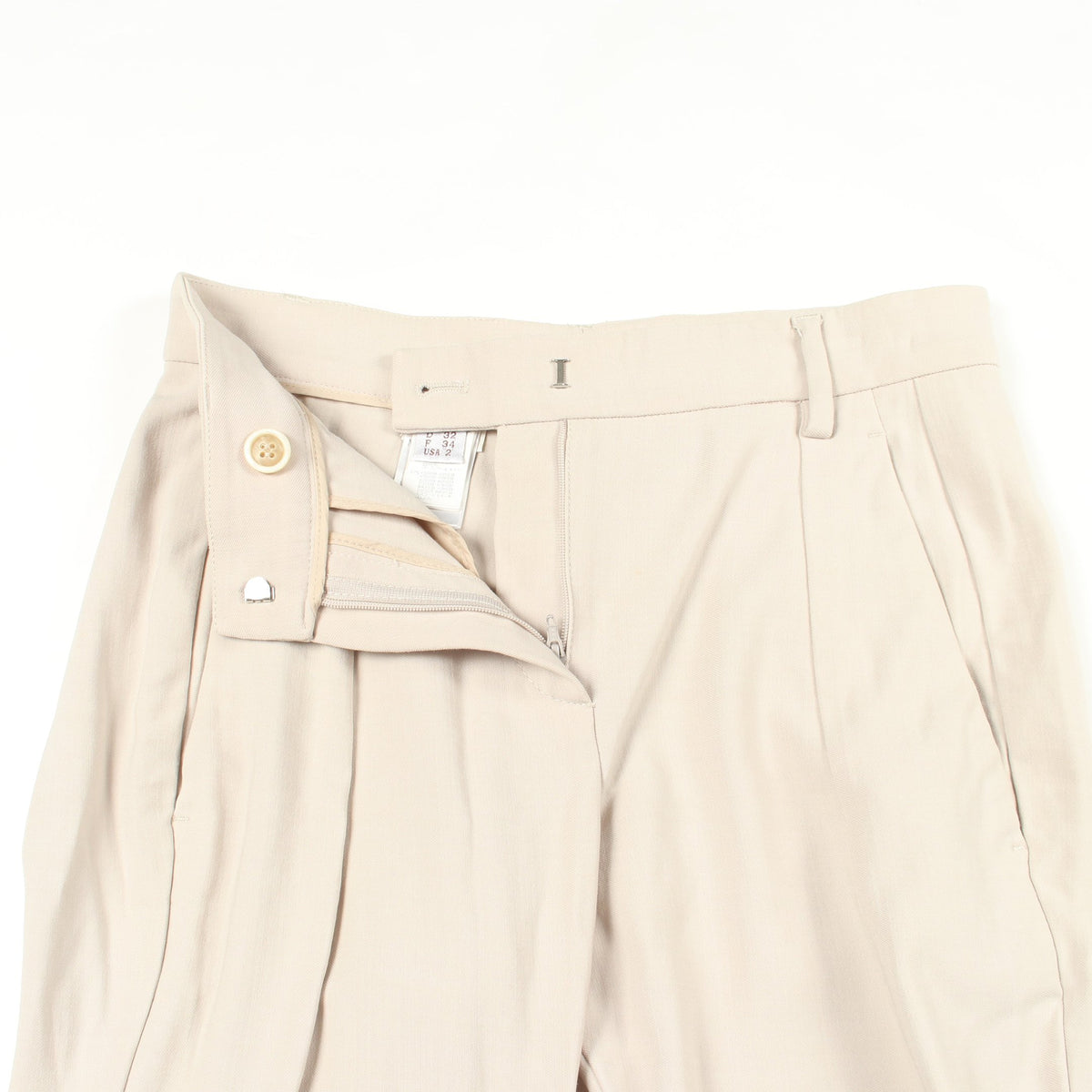 パンツ ウール ビスコース アイボリー ブルネロクチネリ ボトムス BRUNELLO CUCINELLI