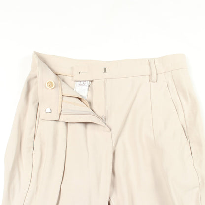 パンツ ウール ビスコース アイボリー ブルネロクチネリ ボトムス BRUNELLO CUCINELLI