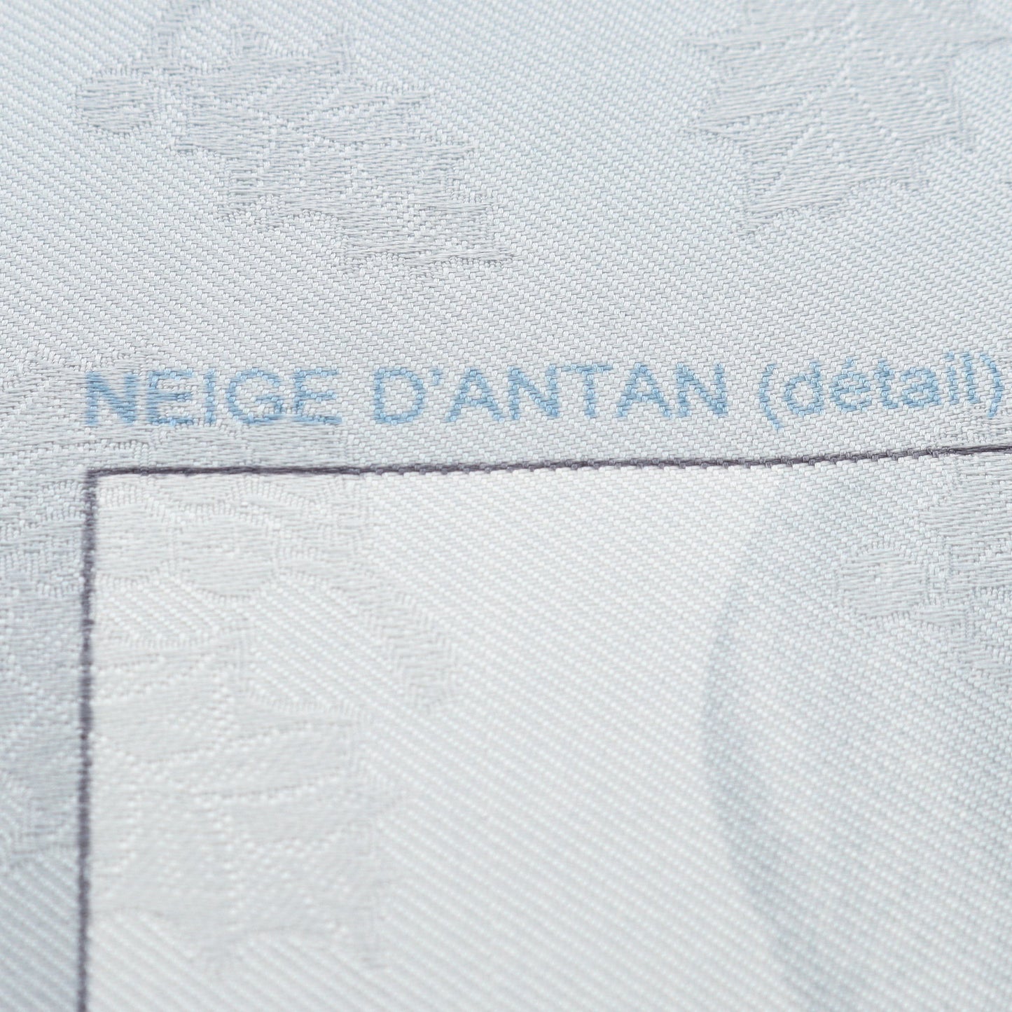 カレ90 NEIGE D'ANTAN DETAIL スカーフ シルク ブルーグレー マルチカラー エルメス