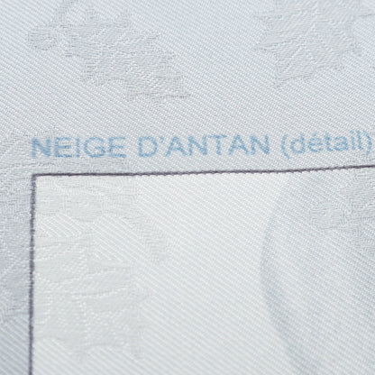 カレ90 NEIGE D'ANTAN DETAIL スカーフ シルク ブルーグレー マルチカラー エルメス