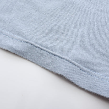 J'ADORE 半袖Tシャツ コットン ライトブルー ベージュ クリスチャンディオール