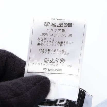 J'ADORE 半袖Tシャツ コットン ライトブルー ベージュ クリスチャンディオール