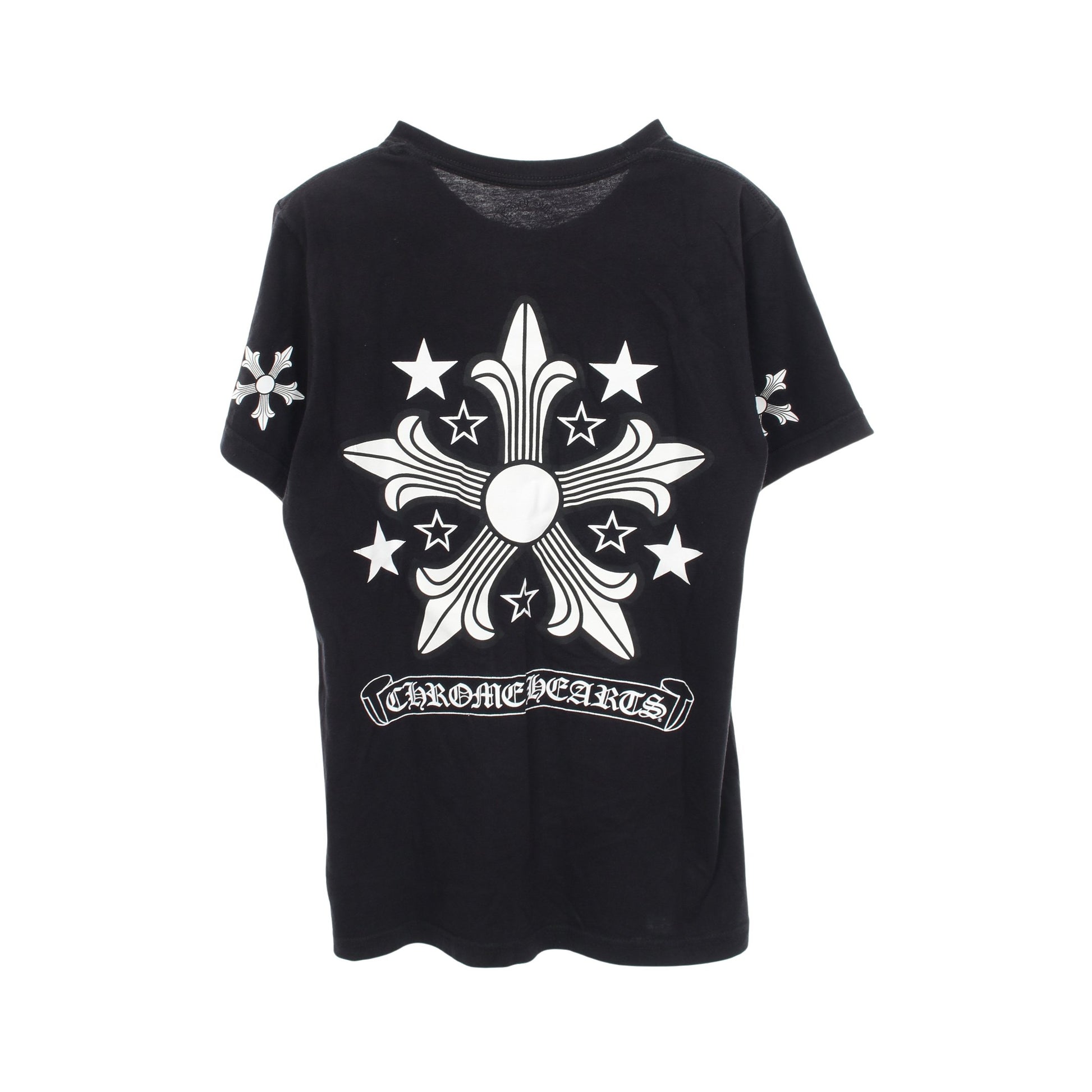 ラージスターTシャツ 半袖Tシャツ コットン ブラック クロムハーツ トップス Chrome Hearts