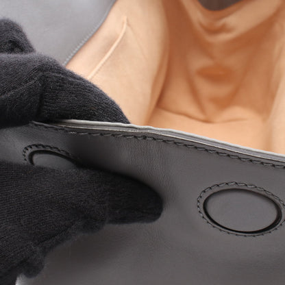 ニムフェア バンブー 2WAY ハンドバッグ レザー グレー グッチ