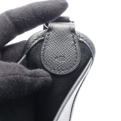 ヴェスパPM ショルダーバッグ ヴォーエプソン ブラック シルバー金具 □I刻印 エルメス