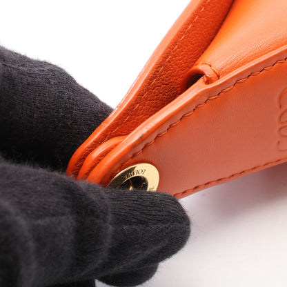 ルナ SMALL ショルダーバッグ レザー オレンジ ロエベ