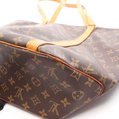 サックショッピング モノグラム ショルダーバッグ トートバッグ PVC レザー ブラウン ルイヴィトン バッグ LOUIS VUITTON