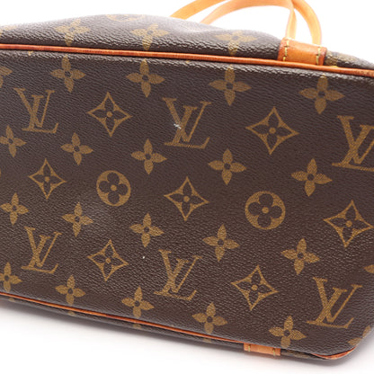 サックショッピング モノグラム ショルダーバッグ トートバッグ PVC レザー ブラウン ルイヴィトン バッグ LOUIS VUITTON