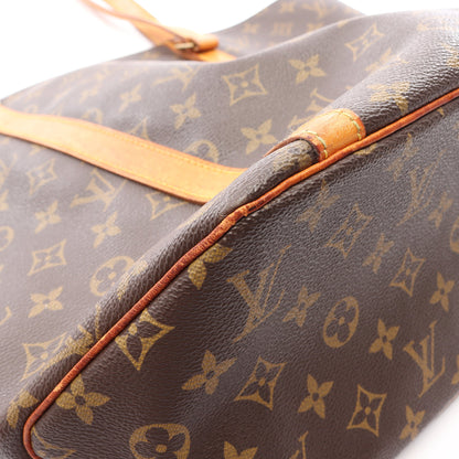 サックショッピング モノグラム ショルダーバッグ トートバッグ PVC レザー ブラウン ルイヴィトン バッグ LOUIS VUITTON