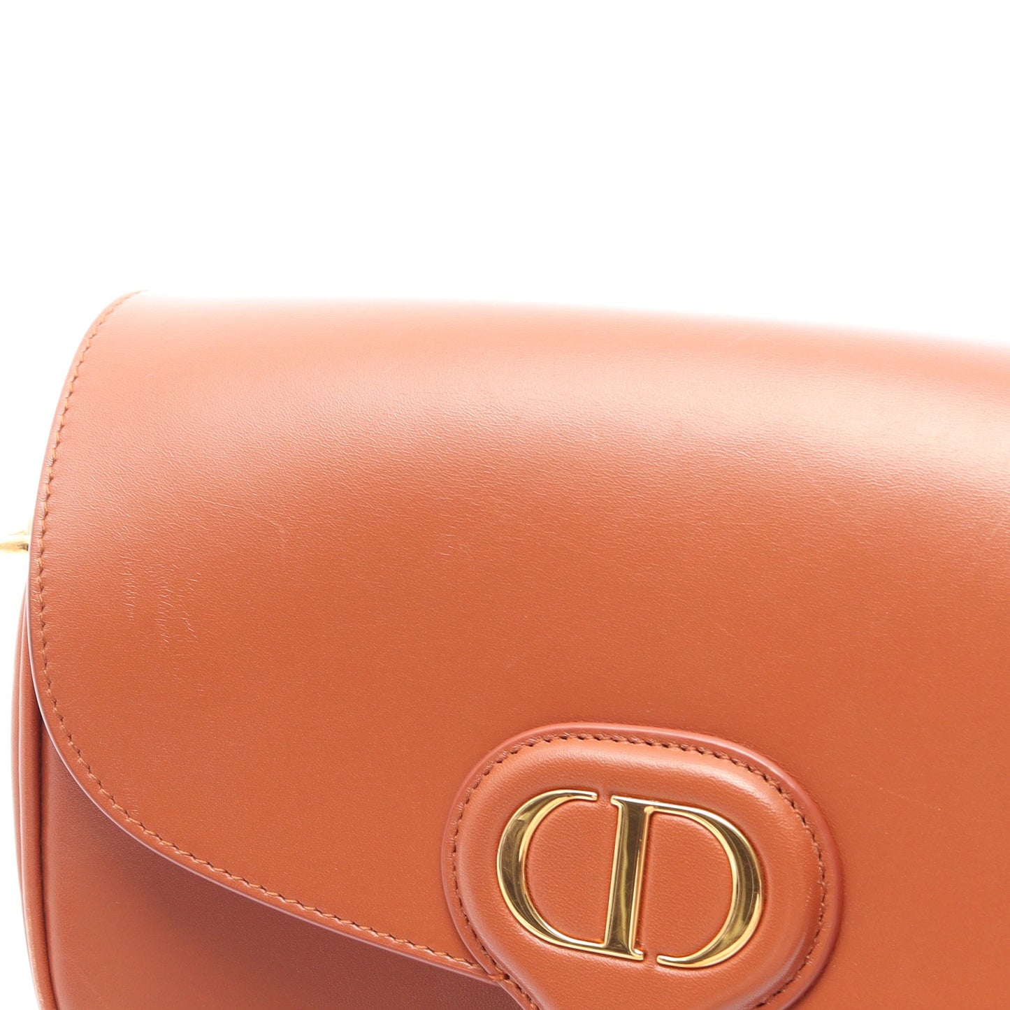 DIOR BOBBY バッグ ミディアム ショルダーバッグ レザー ブラウン クリスチャンディオール