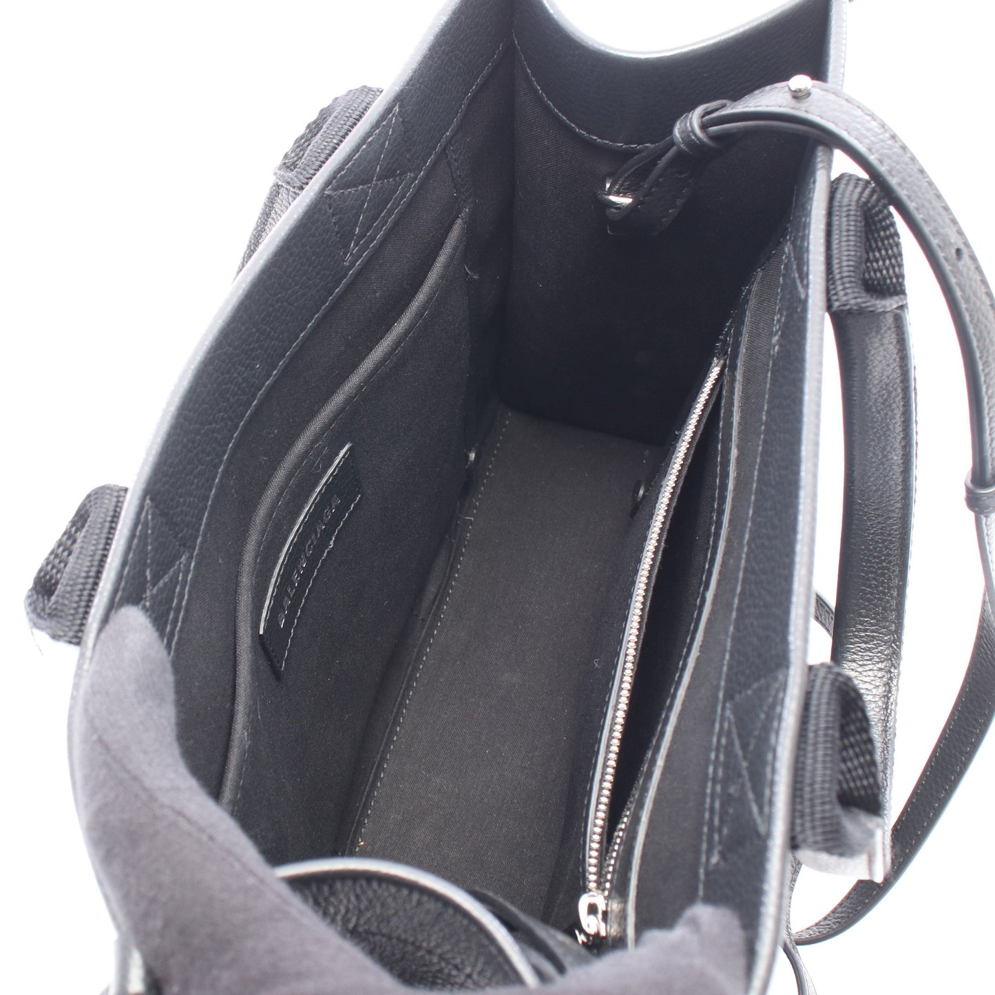HARDWARE TOTE S 2WAY ハンドバッグ トートバッグ レザー ブラック バレンシアガ