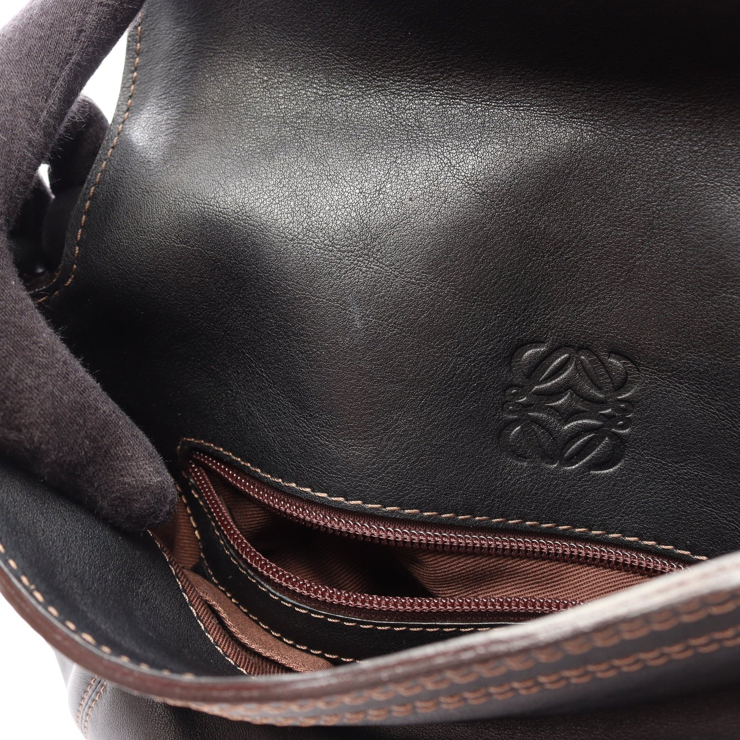 ワンショルダーバッグ レザー ブラック ロエベ バッグ LOEWE