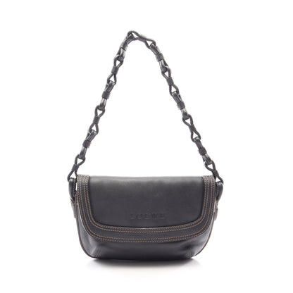 ワンショルダーバッグ レザー ブラック ロエベ バッグ LOEWE
