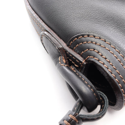 ワンショルダーバッグ レザー ブラック ロエベ バッグ LOEWE