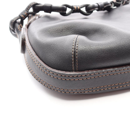 ワンショルダーバッグ レザー ブラック ロエベ バッグ LOEWE