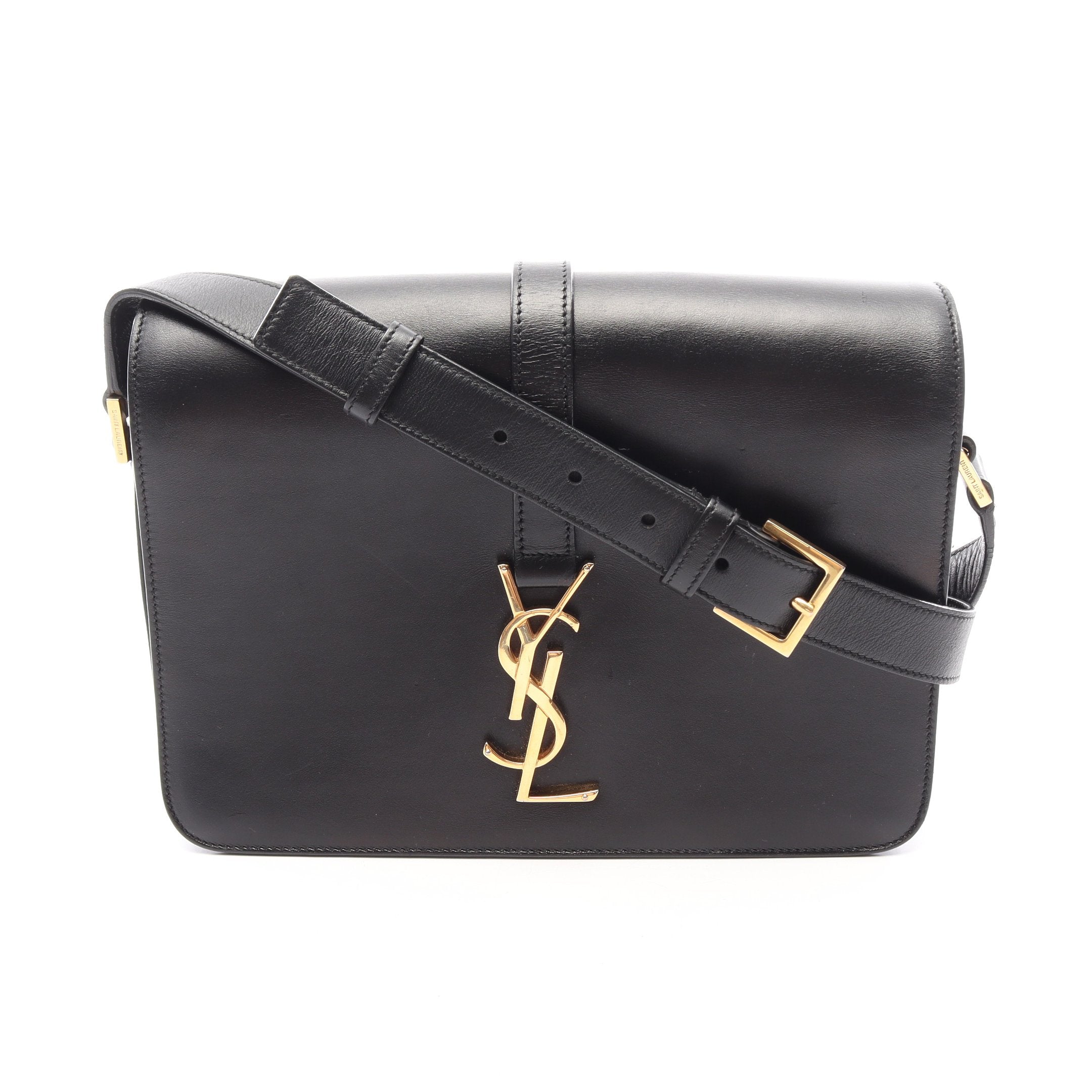 のりたまSAINT LAURENT ブラックショルダーバッグ専用箱カード有 ユニベルシテ ショルダーバッグ レザー ブラック サンローランパリ – RECLO