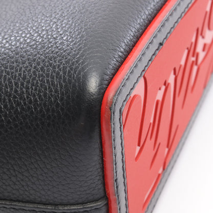 CABATA MINI カバタ ミニ スパイクスタッズ 2WAY ハンドバッグ レザー ブラック レッド クリスチャンルブタン