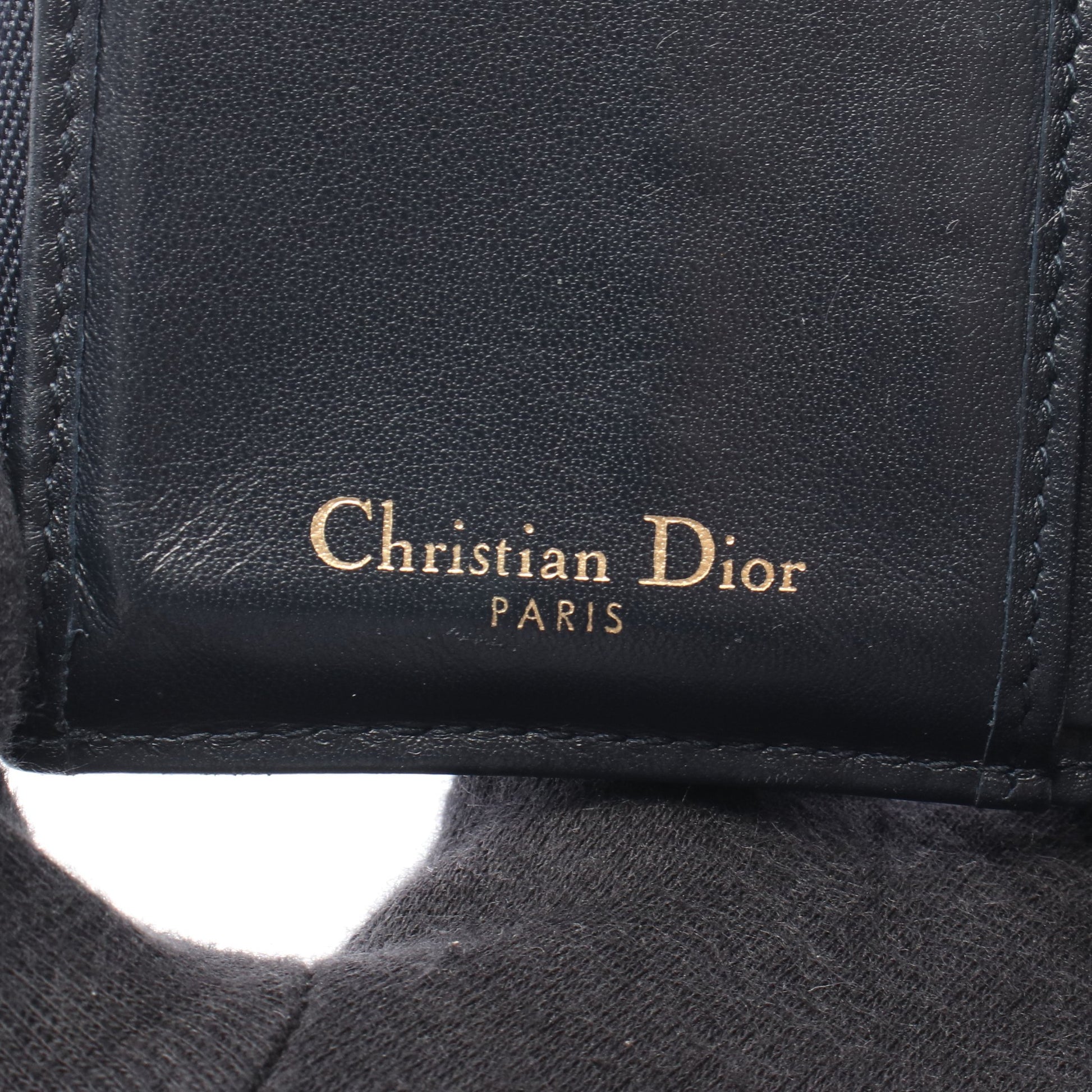 SADDLE サドル オブリーク 三つ折り財布 キャンバス レザー ネイビー ベージュ クリスチャンディオール 財布・小物 Christian Dior