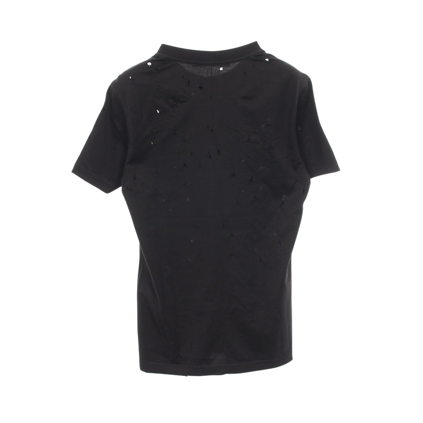 ロゴプリント デストロイ加工 半袖Tシャツ コットン ブラック ジバンシィ トップス GIVENCHY