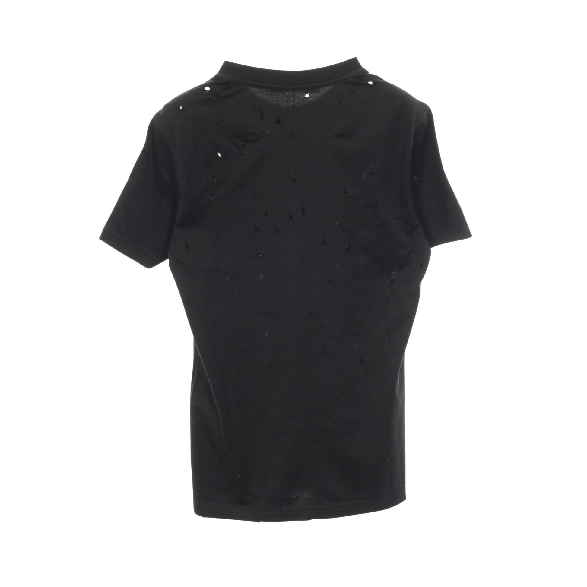 ロゴプリント デストロイ加工 半袖Tシャツ コットン ブラック ジバンシィ トップス GIVENCHY