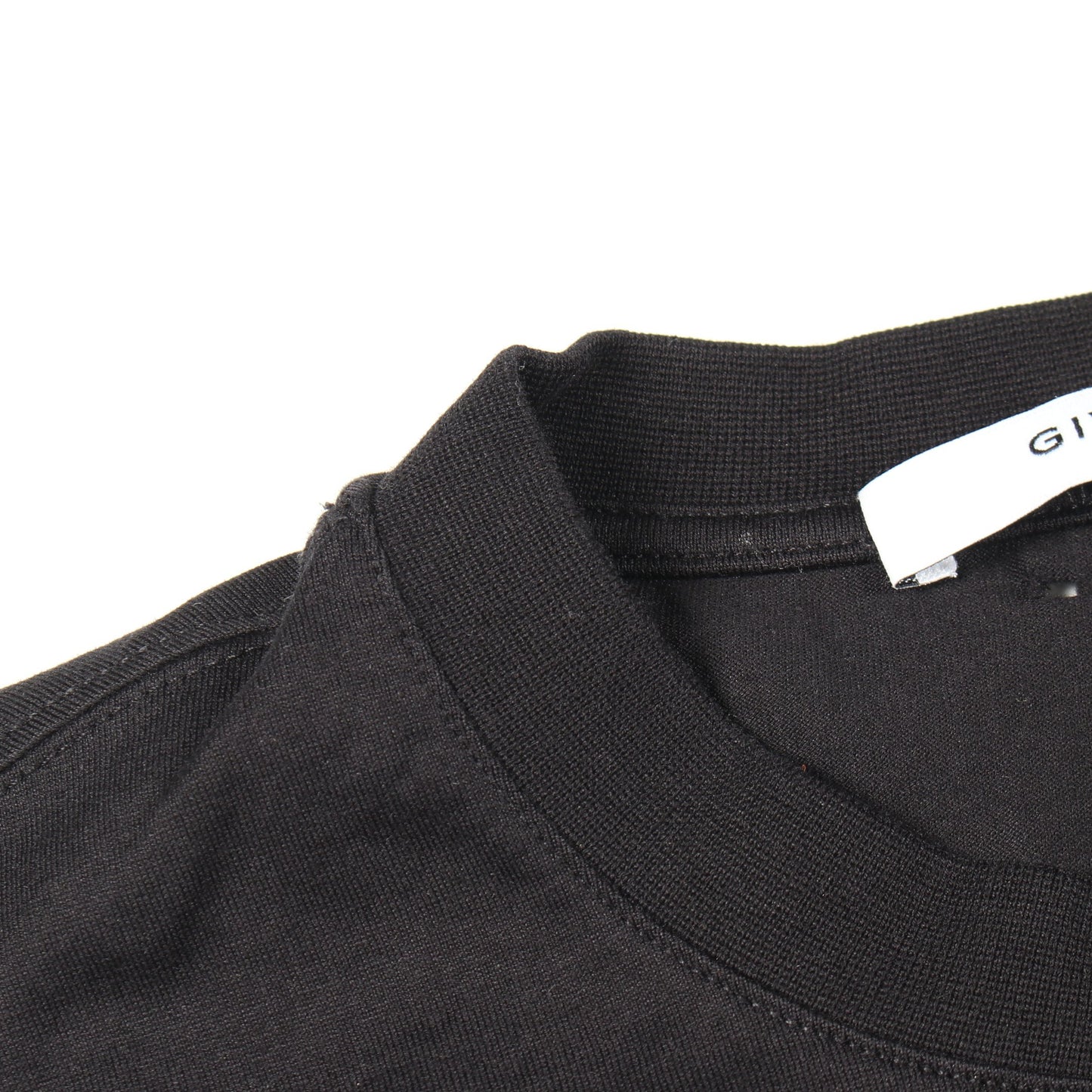 ロゴプリント デストロイ加工 半袖Tシャツ コットン ブラック ジバンシィ トップス GIVENCHY