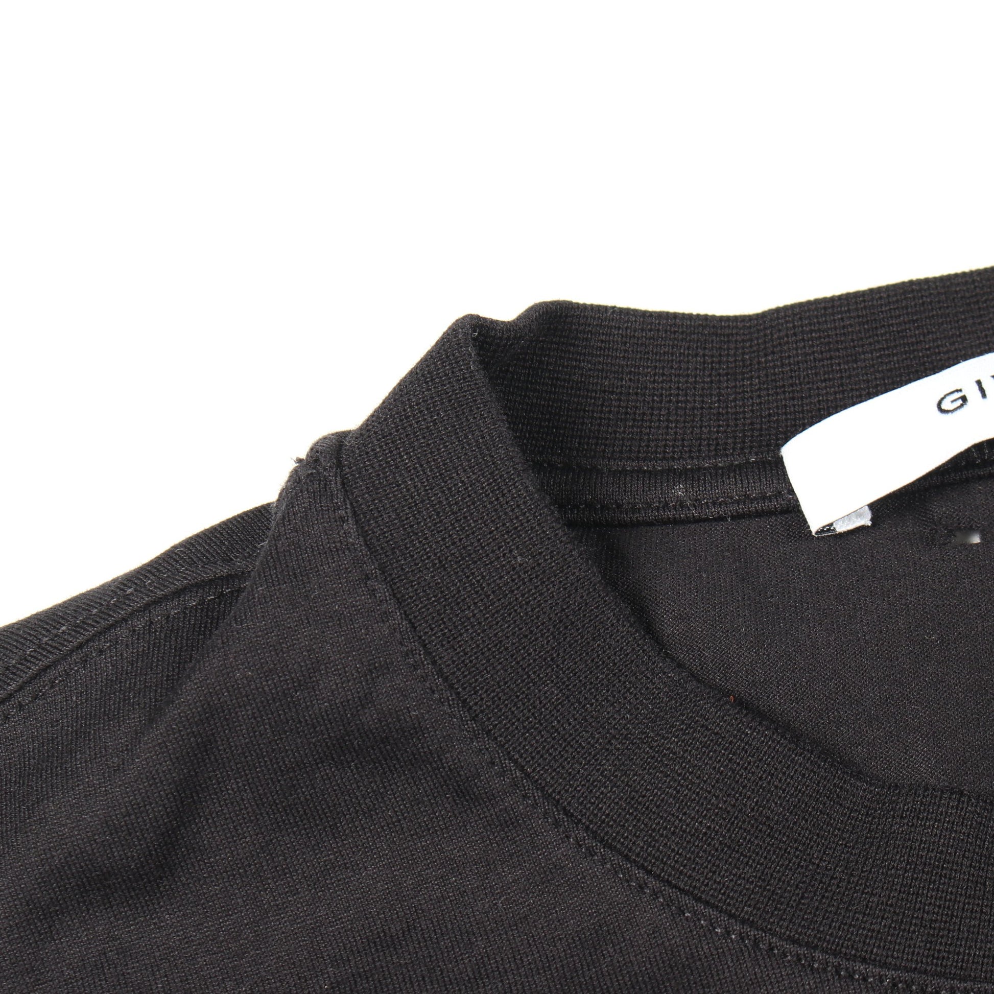 ロゴプリント デストロイ加工 半袖Tシャツ コットン ブラック ジバンシィ トップス GIVENCHY