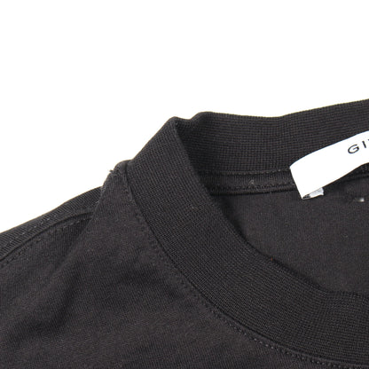 ロゴプリント デストロイ加工 半袖Tシャツ コットン ブラック ジバンシィ トップス GIVENCHY