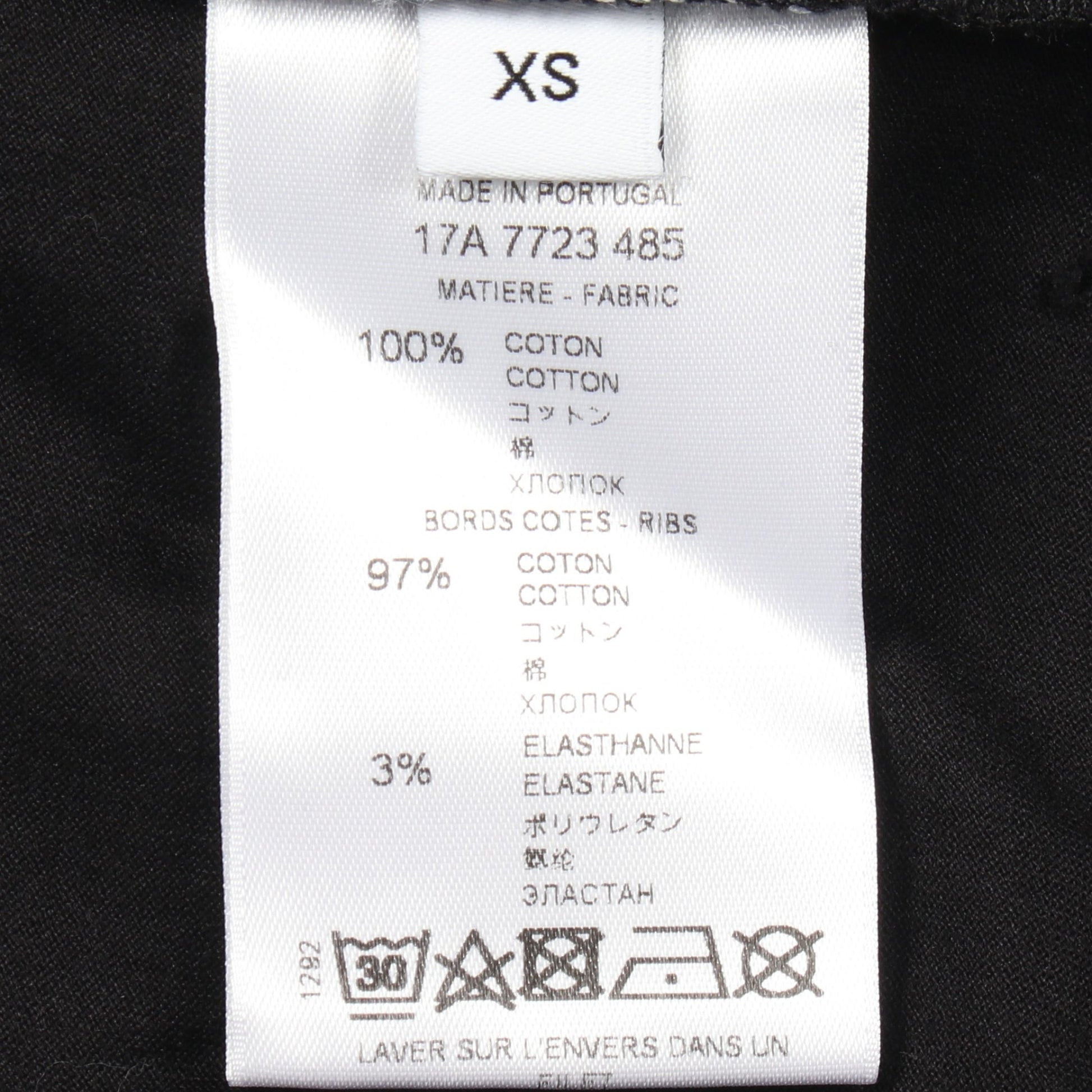 ロゴプリント デストロイ加工 半袖Tシャツ コットン ブラック ジバンシィ トップス GIVENCHY