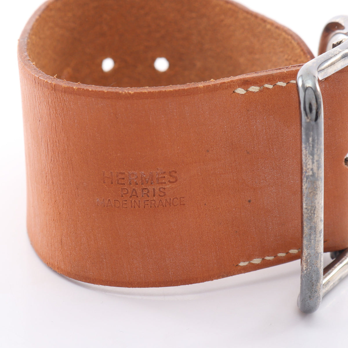 アピGM バングル レザー ライトブラウン エルメス アクセサリー HERMES
