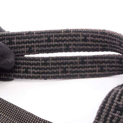 エールラインMM ハンドバッグ トートバッグ ナイロンキャンバス グレー シルバー金具 エルメス