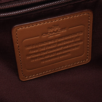 マディソン エクスプローデッド レップス カーライル ショルダーバッグ キャンバス レザー ダークブラウン ベージュ コーチ バッグ COACH