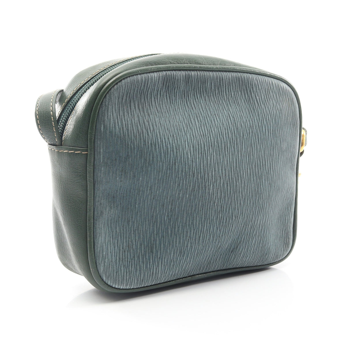 ベラスケス ショルダーバッグ レザー ヌバック グリーン ブルー ロエベ バッグ LOEWE