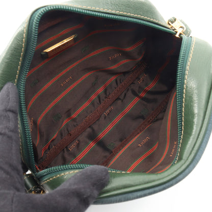 ベラスケス ショルダーバッグ レザー ヌバック グリーン ブルー ロエベ バッグ LOEWE