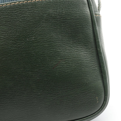 ベラスケス ショルダーバッグ レザー ヌバック グリーン ブルー ロエベ バッグ LOEWE