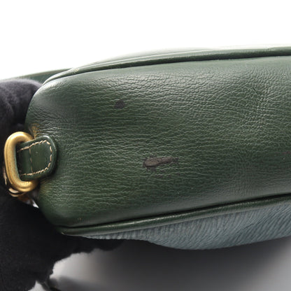 ベラスケス ショルダーバッグ レザー ヌバック グリーン ブルー ロエベ バッグ LOEWE