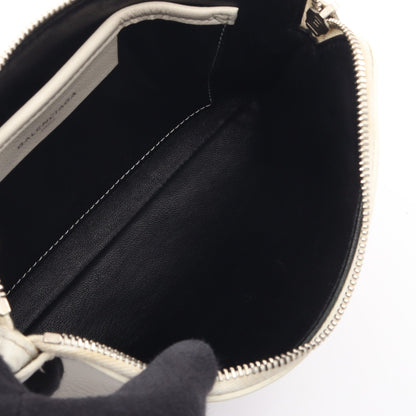 エブリデイポーチ クラッチバッグ レザー ホワイト バレンシアガ バッグ BALENCIAGA
