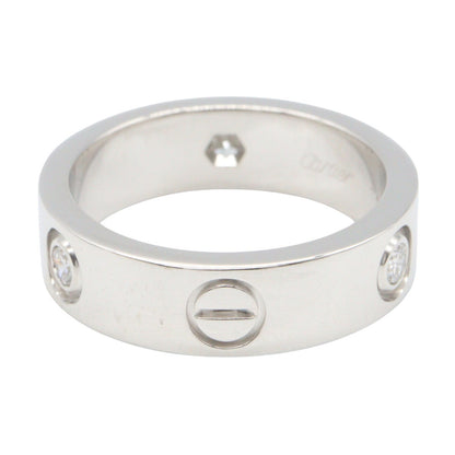 ラブリング 3PD リング 指輪 K18WG ダイヤモンド ホワイトゴールド クリア カルティエ アクセサリー Cartier