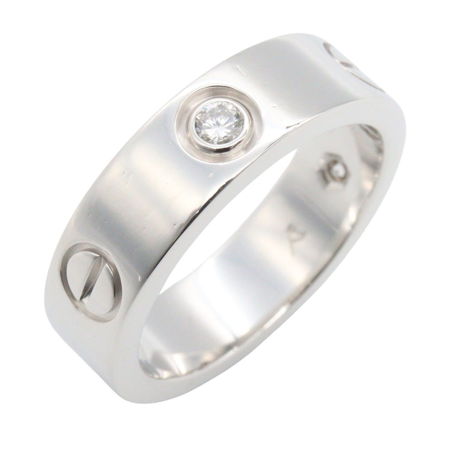 ラブリング 3PD リング 指輪 K18WG ダイヤモンド ホワイトゴールド クリア カルティエ アクセサリー Cartier