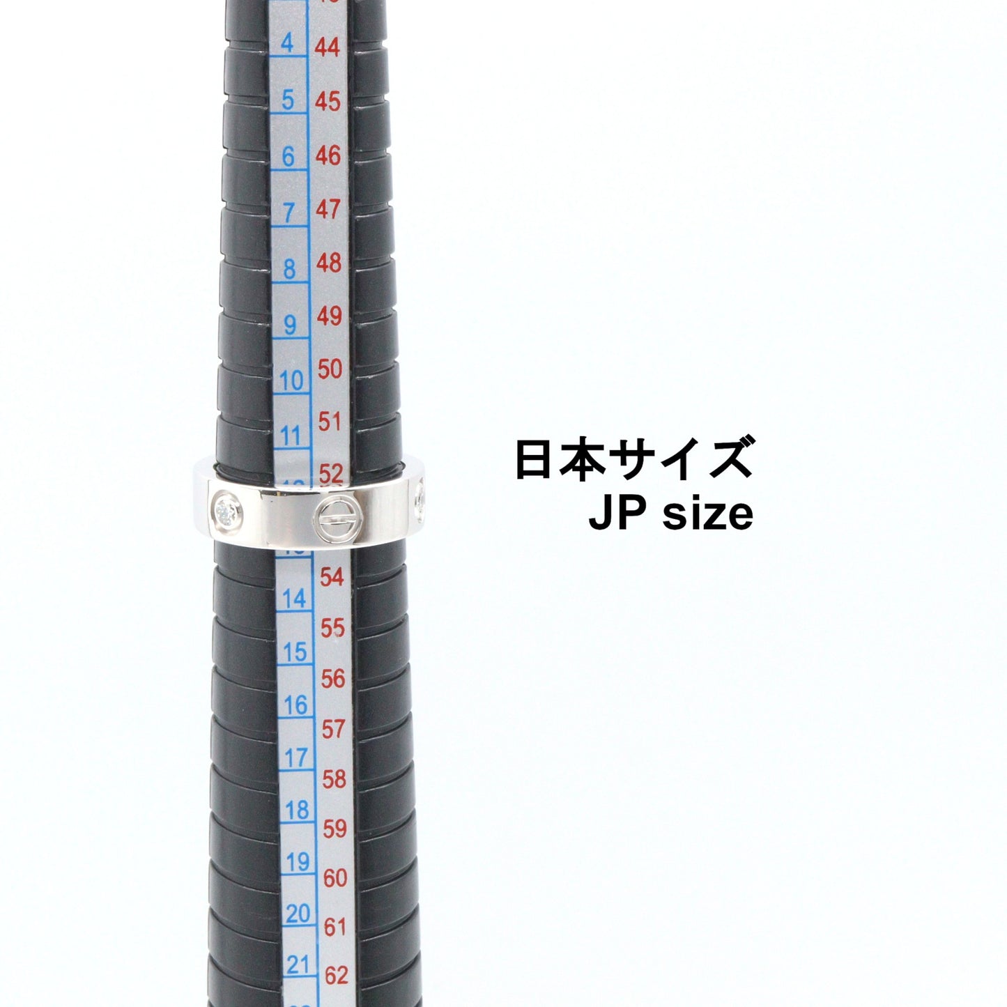 ラブリング 3PD リング 指輪 K18WG ダイヤモンド ホワイトゴールド クリア カルティエ アクセサリー Cartier